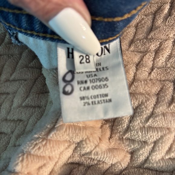 Hudson Jeans Classic Blue Straight Leg Denim - Picture 5 of 9